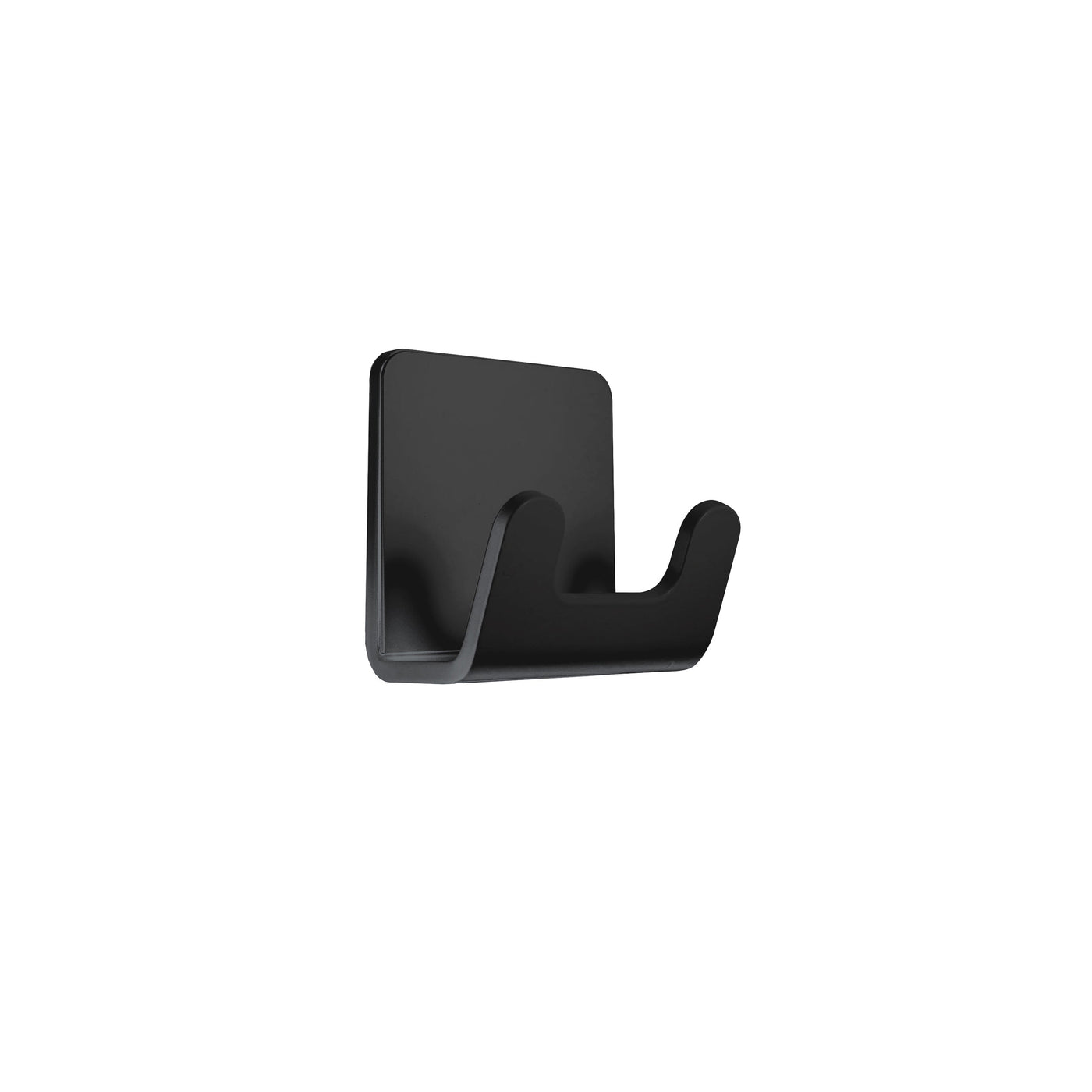 Radius Design Handtuchhaken Puro schwarz – Freisteller auf weißem Hintergrund