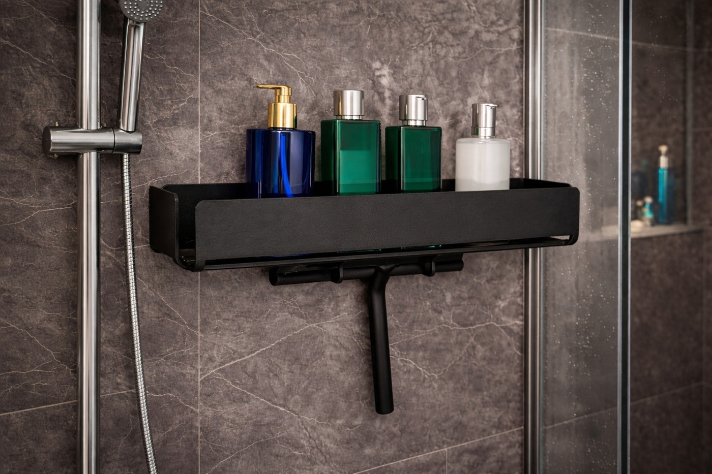 Radius Design Duschablage PURORAGGIO schwarz 42 cm – Ansicht 7