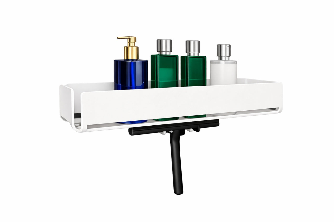 Radius Design Duschablage PURORAGGIO weiß 42 cm – Freisteller auf weißem Hintergrund
