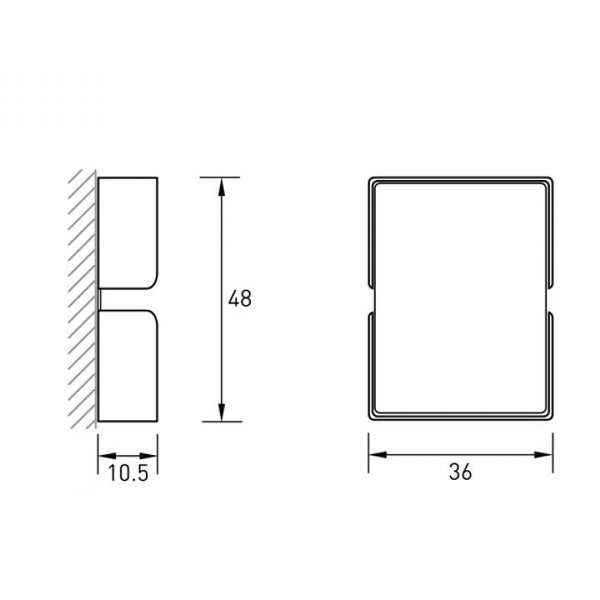 Radius Design Toilettenpapier Ersatzrollenhalter Puro – Ansicht 3